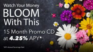 Get started with a 15-month Promo CD at 4.25% APY today!