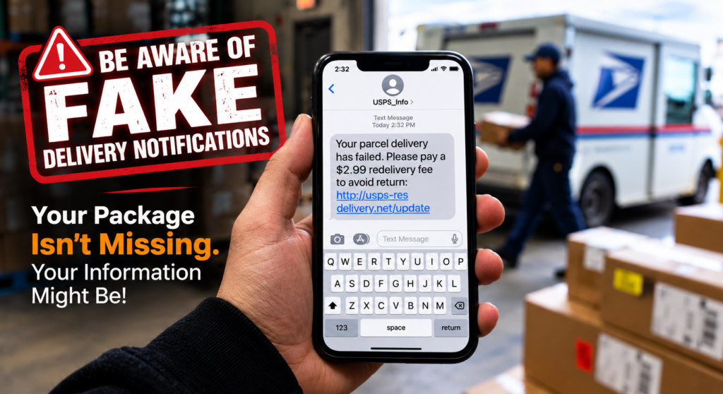 Beware of Fake Delivery Notifications