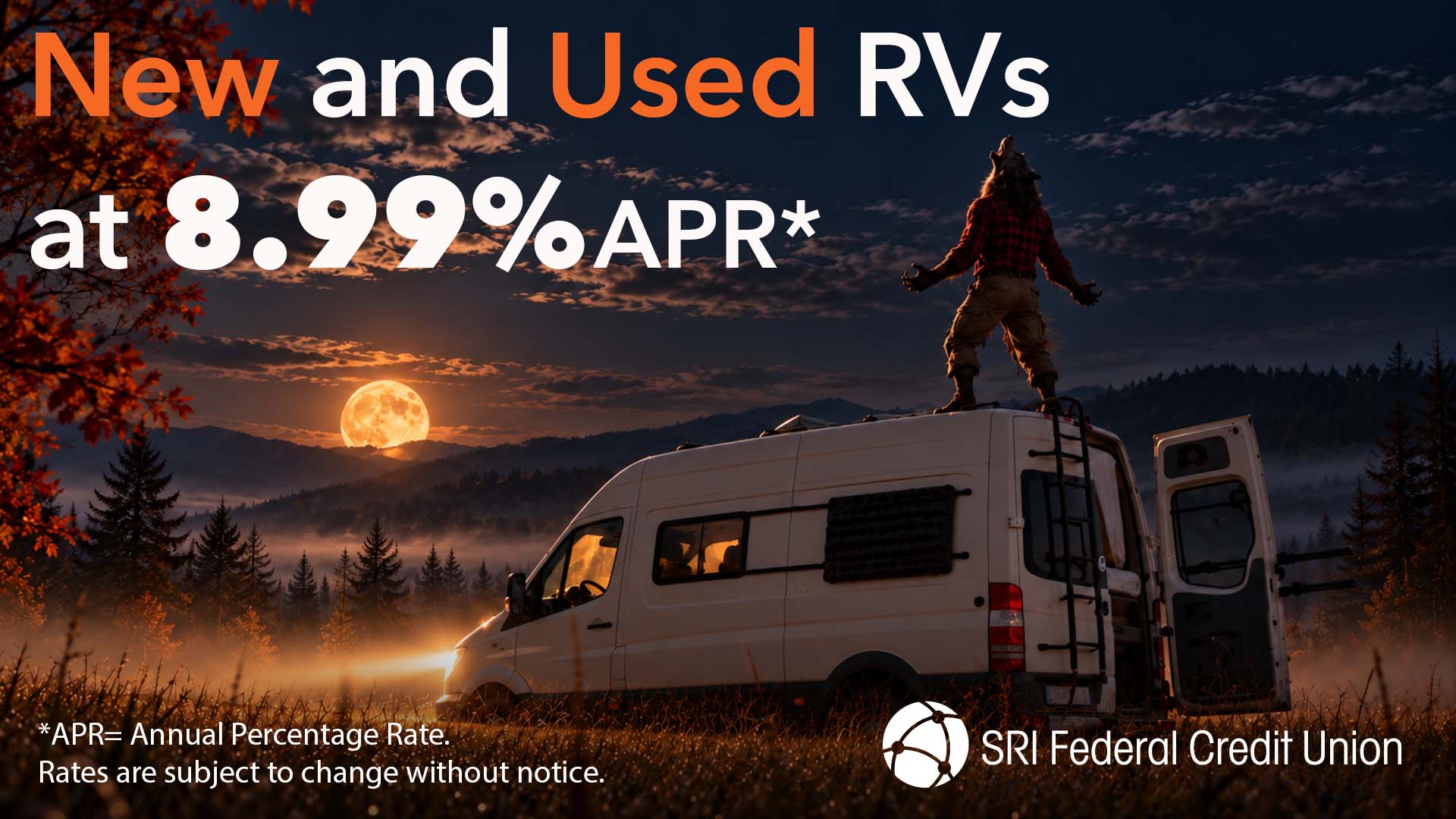 RV loans to make you wolf out!
